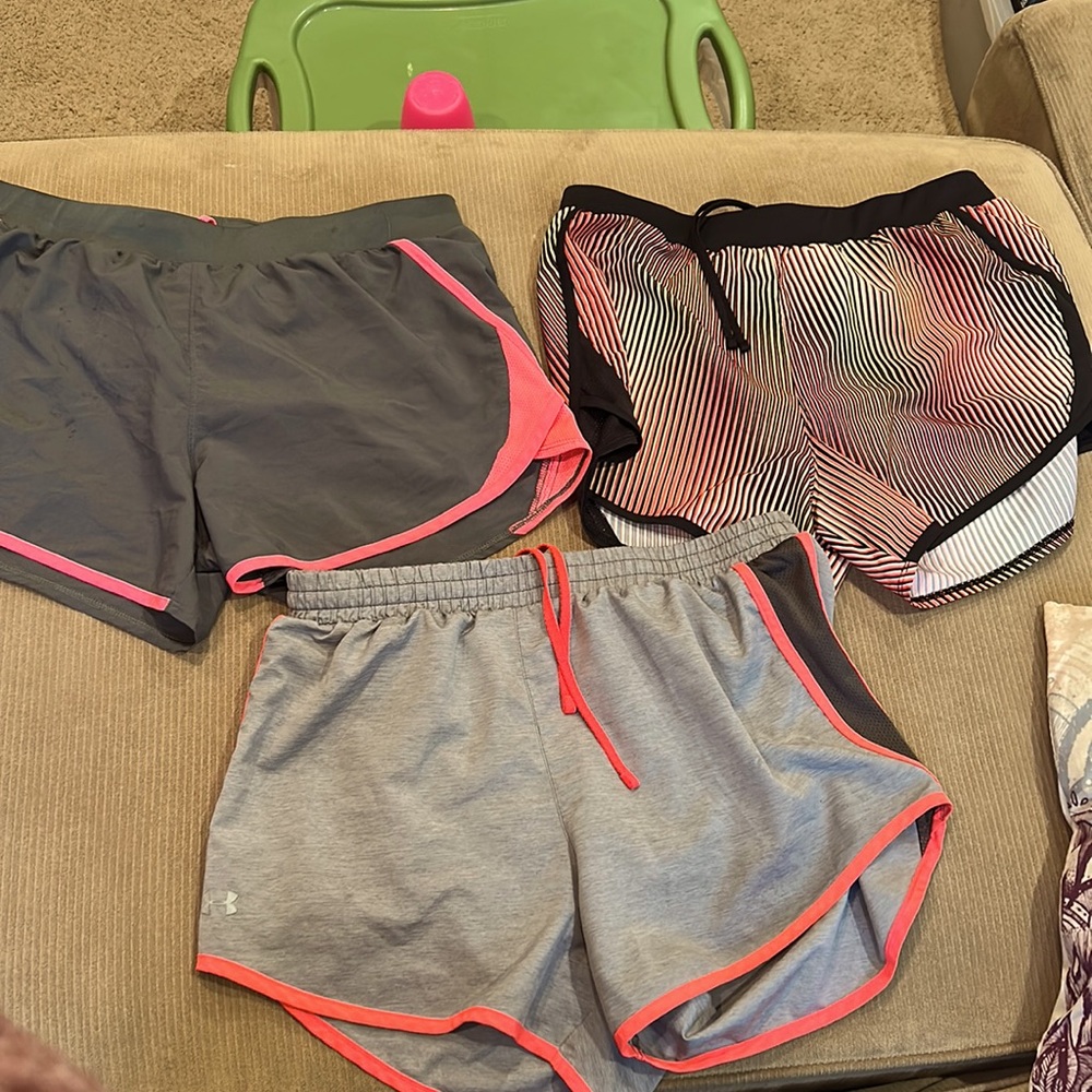 Bundle of Under Armour Running Shorts - M